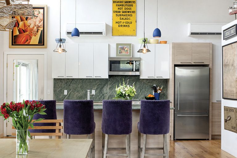 The kitchen of Deborah Paine: Cape Cod Residential Architect and Custom Home Builder